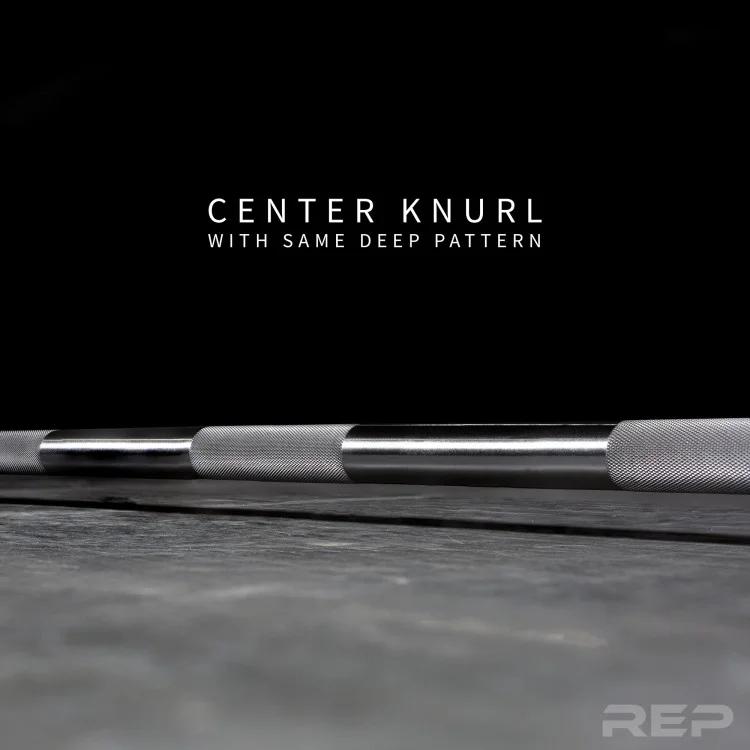 REP Deep Knurl Power Bar EX