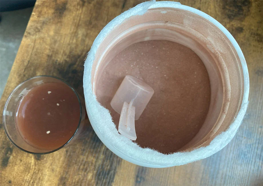 transparent labs collagen open container