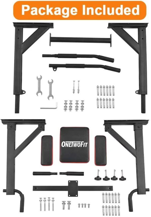 OneTwoFit Wall-Mounted Pull-Up Bar