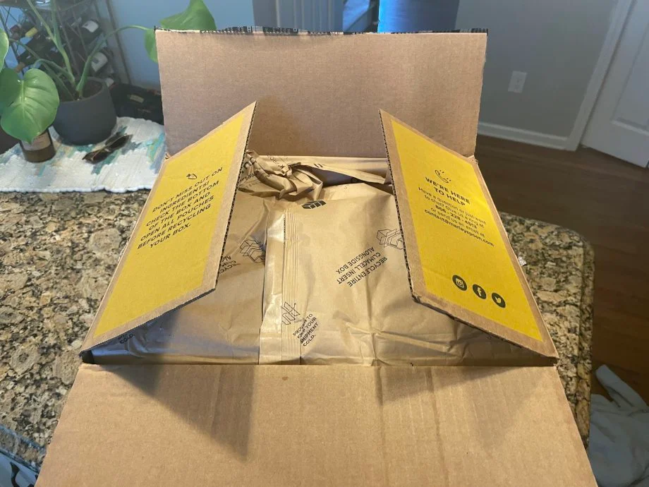 Cracking open a box from Martha and Marley Spoon