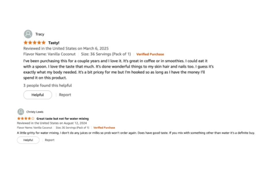 Primal Kitchen Collagen Peptides customer reviews