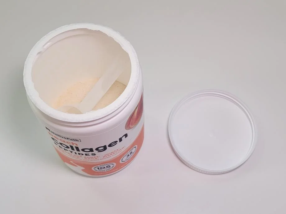 An open container of NativePath Collagen Peptides