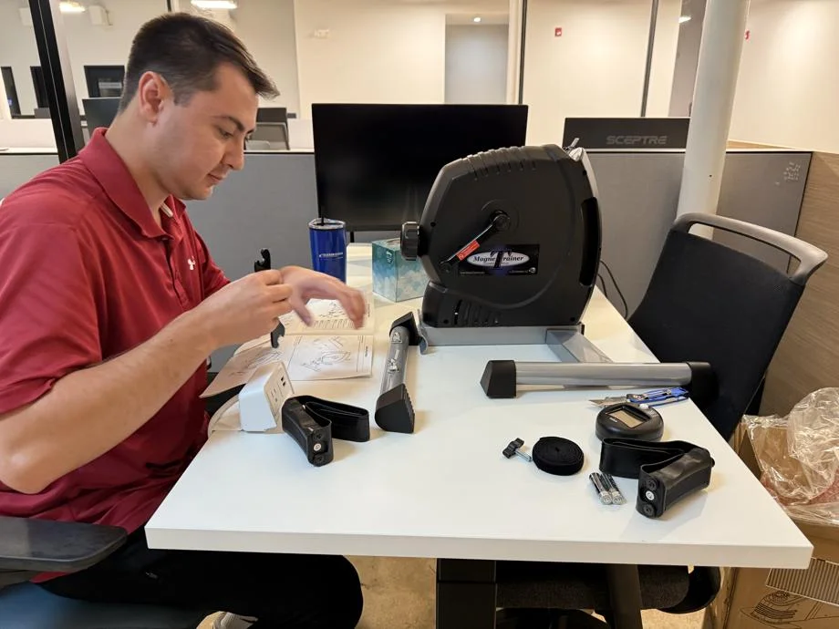 Assembling the MagneTrain ER Mini Exercise Bike