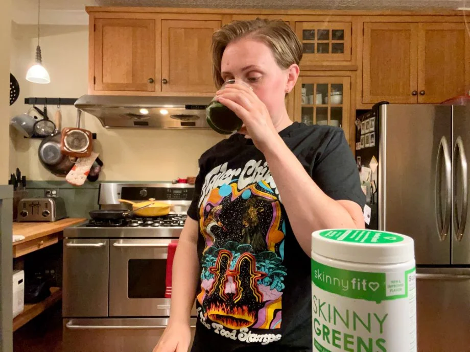 Drinking Skinny Greens