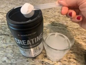 scoop of jacked factory creatine