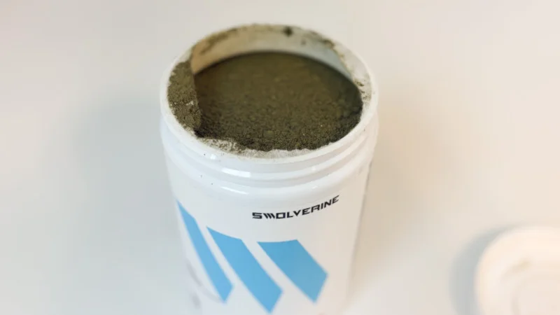 A look at Swolverine Greens + Reds powder