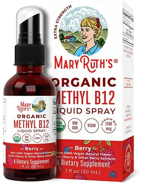 Mary Ruth Organics Liquid Methyl B12 Vitamin Spray