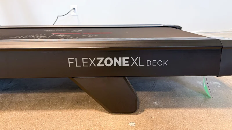 side-view-of-the-deck-on-a-bowflex-t16-treadmill Side view of the deck on a BowFlex T16 treadmill