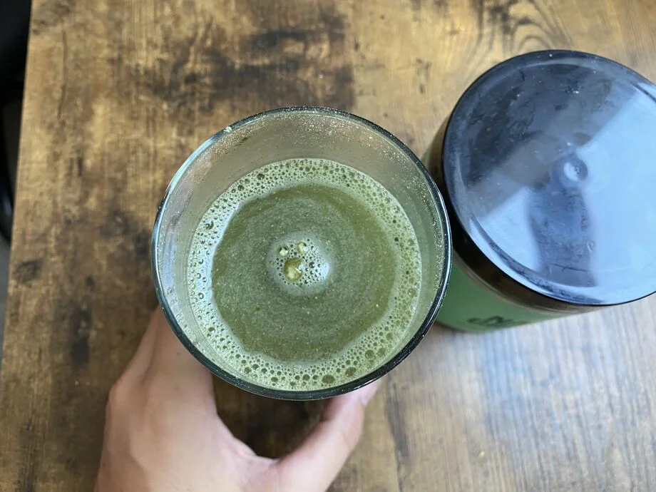 Naked Greens With Water