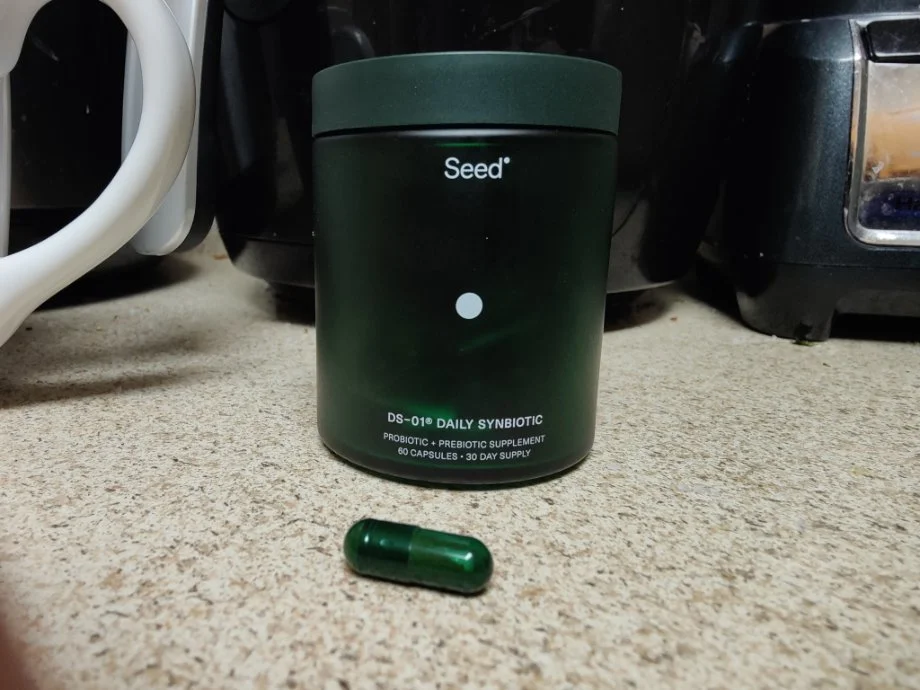Container of Seed Synbiotic with a capsule