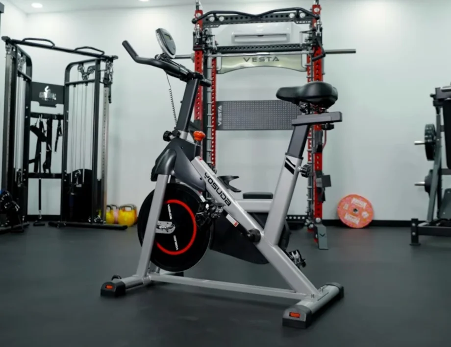 Full view of a YOSUDA YB001R Magnetic Exercise Bike