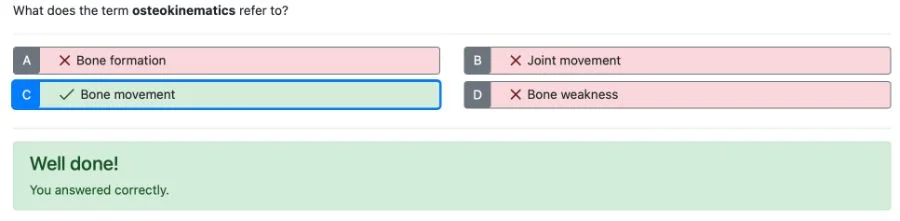 Sample practice exam question