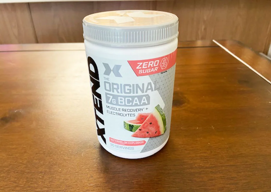 XTEND BCAAs container