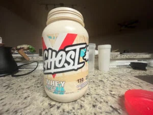 ghost whey protein powder 1