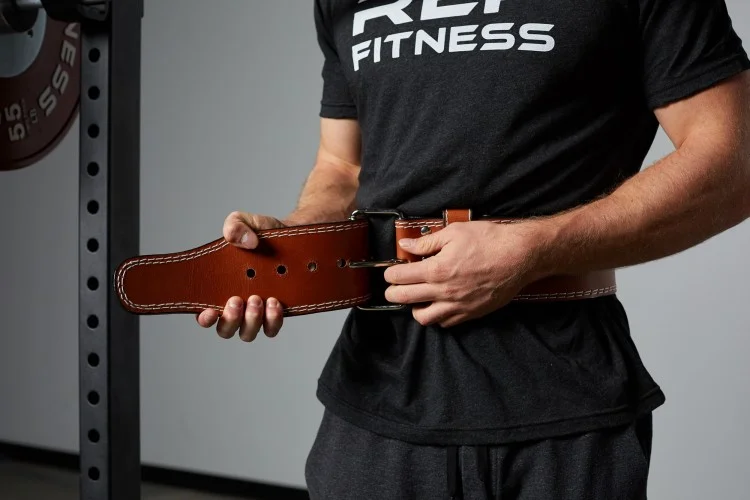 REP 4-Inch Premium Leather Lifting Belt