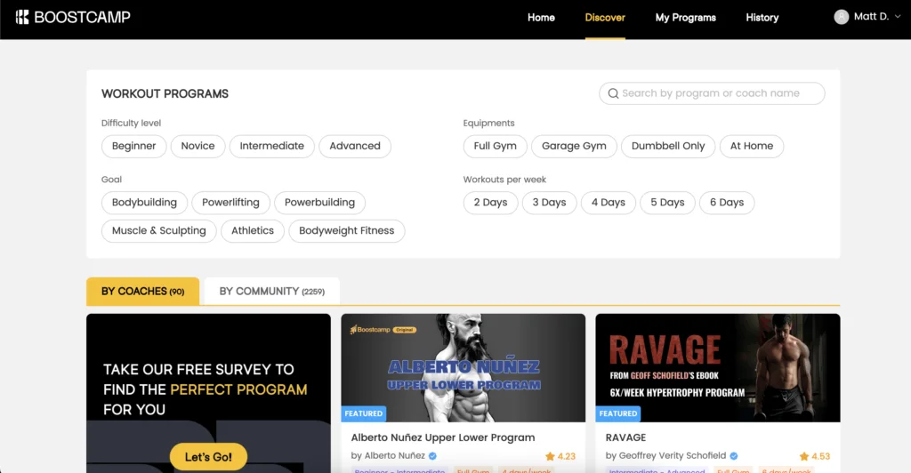 boostcamp desktop programs