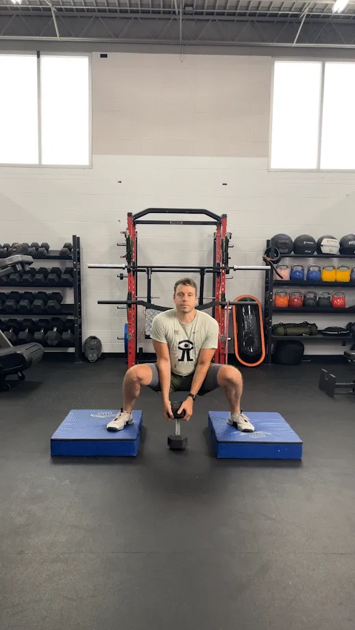 sumo deficit squat