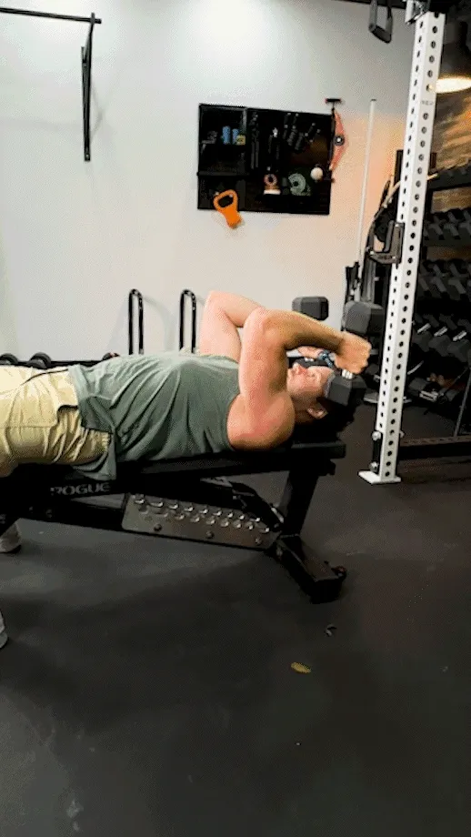 Dumbbell Skull Crusher