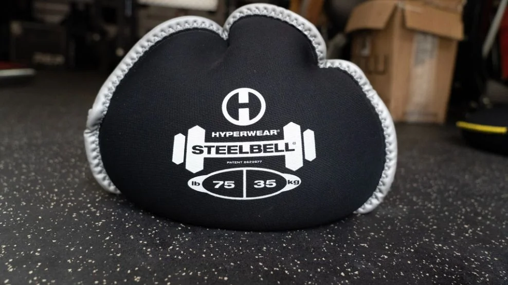 Hyperwear Steelbell resting on the floor