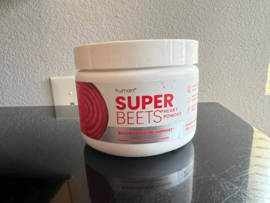A jar of Super Beets.