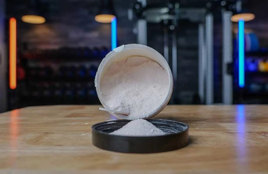 An open container of Naked Pre-Workout