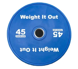 An image of Weight it Out bumper plates