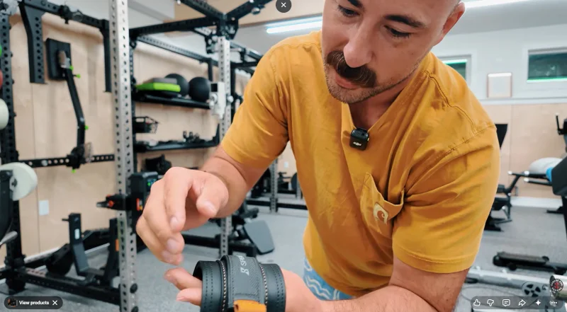 Coop with the Speediance Nano lifting bands
