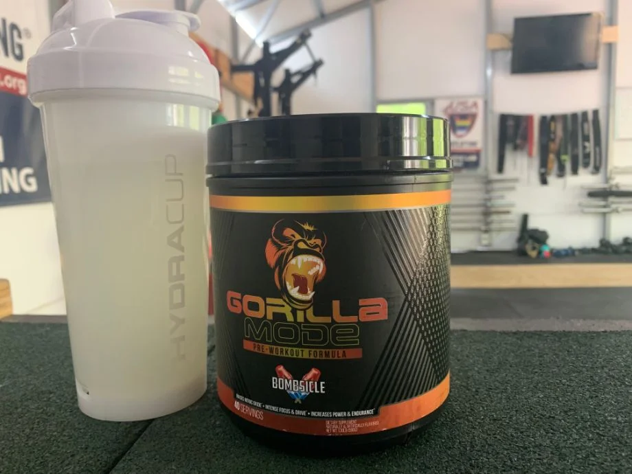 gorilla mode pre workout in gym