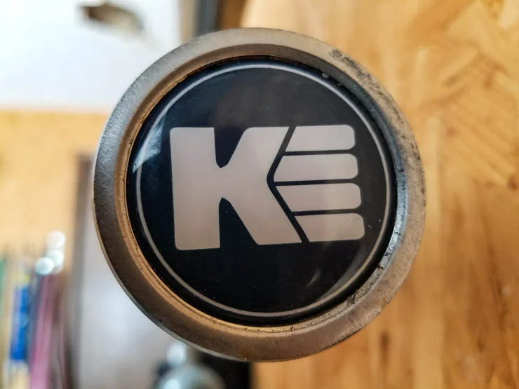 Klokov Equipment 20 KG Weightlifting Barbell logo