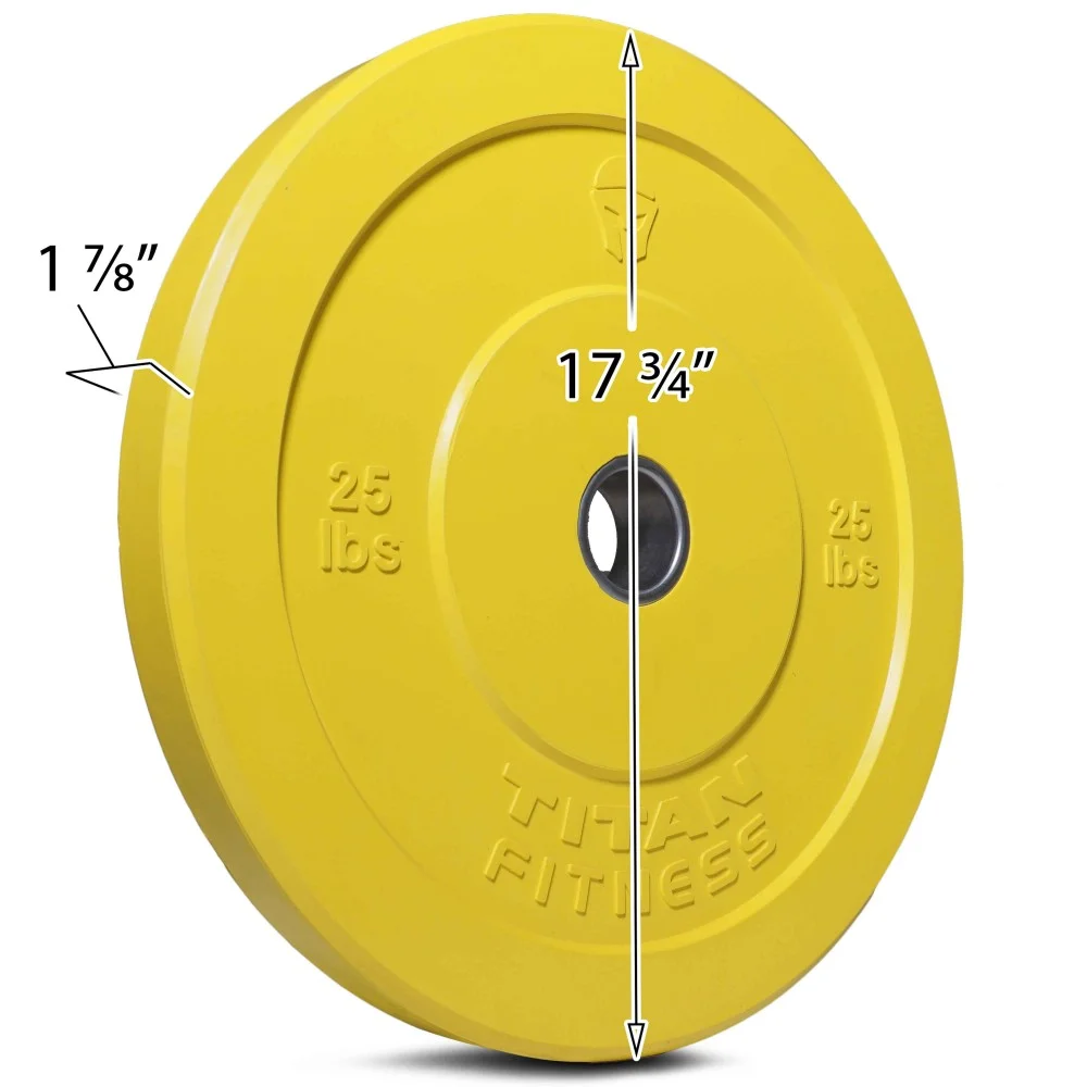 Titan Fitness Economy Color Bumper Plates