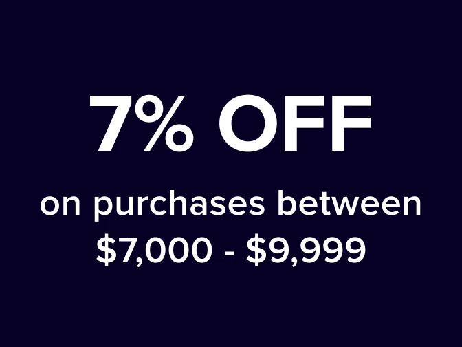 An image highlighting a discount of 7% off for select purchases from REP Fitness