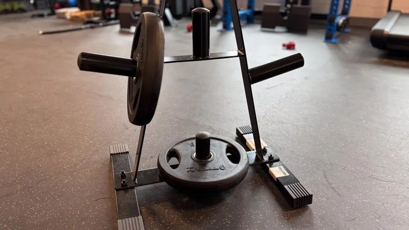 Bottom level of the CAP Olympic 2-Inch Weight Plate Tree