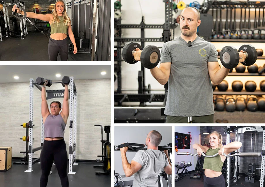 Build Muscle With These 3 Trainer-Made Shoulder and Biceps Workouts&nbsp;