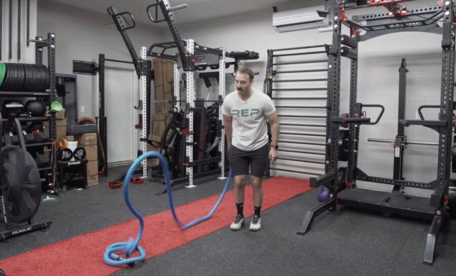 Man using Hyperwear Hyper Ropes