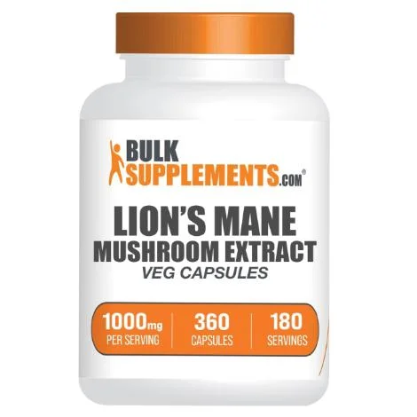Bulk Supplements Lion’s Mane Mushroom Capsules