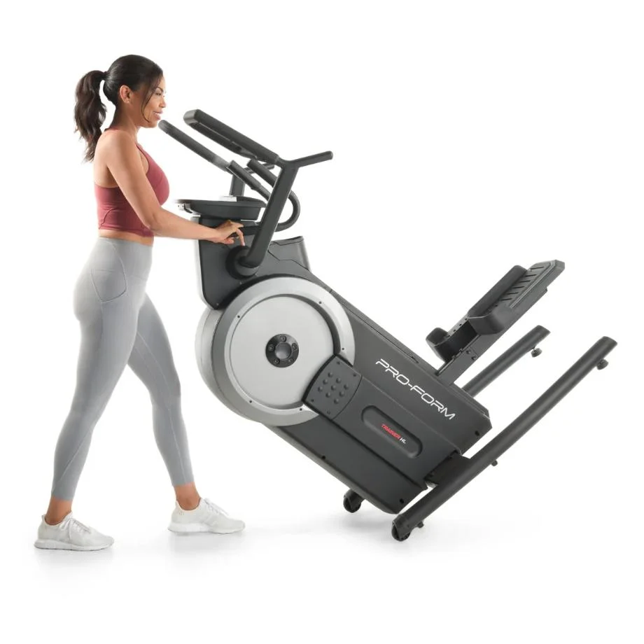 A woman moving the Proform HL HIIT
