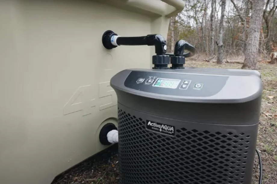 The chiller for the Desert Plunge Cold Tub