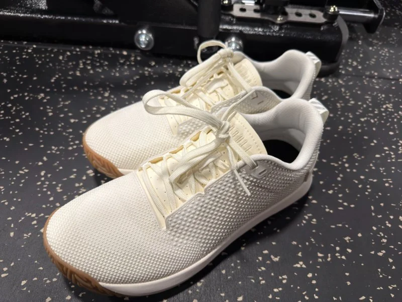 Looking at a pair of NOBULL Outwork Flex cross-training shoes.