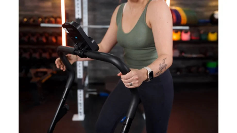 Handle bars on the Echelon Stair Climber Sport.