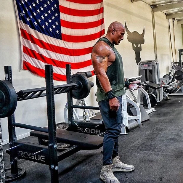 dwayne johnson gym