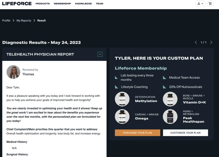 life force dashboard 3