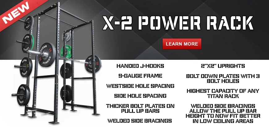 Titan Fitness Releases 9-Gauge X-2 Power Rack