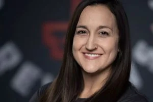 A headshot of Kate Meier, the senior director of content for GGR