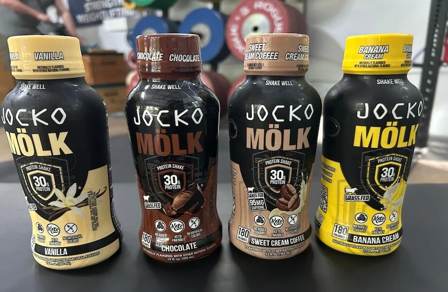 The full Jocko Molk Protein Shake flavor roster