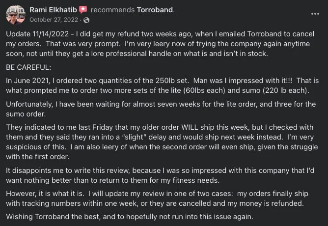 a critical review of the torroband