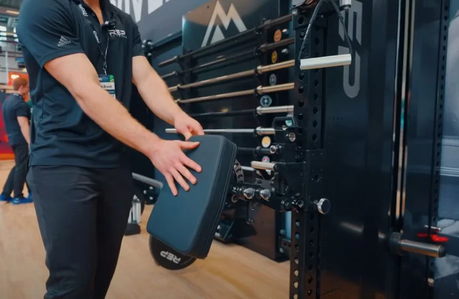 REP Adonis with Pegasus pad at an angle