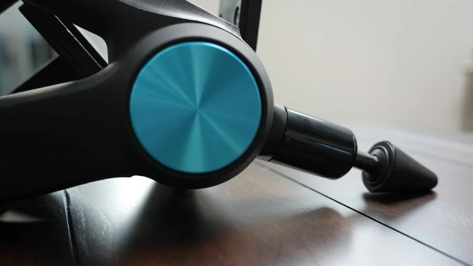 closeup of theragun pro attachment 1