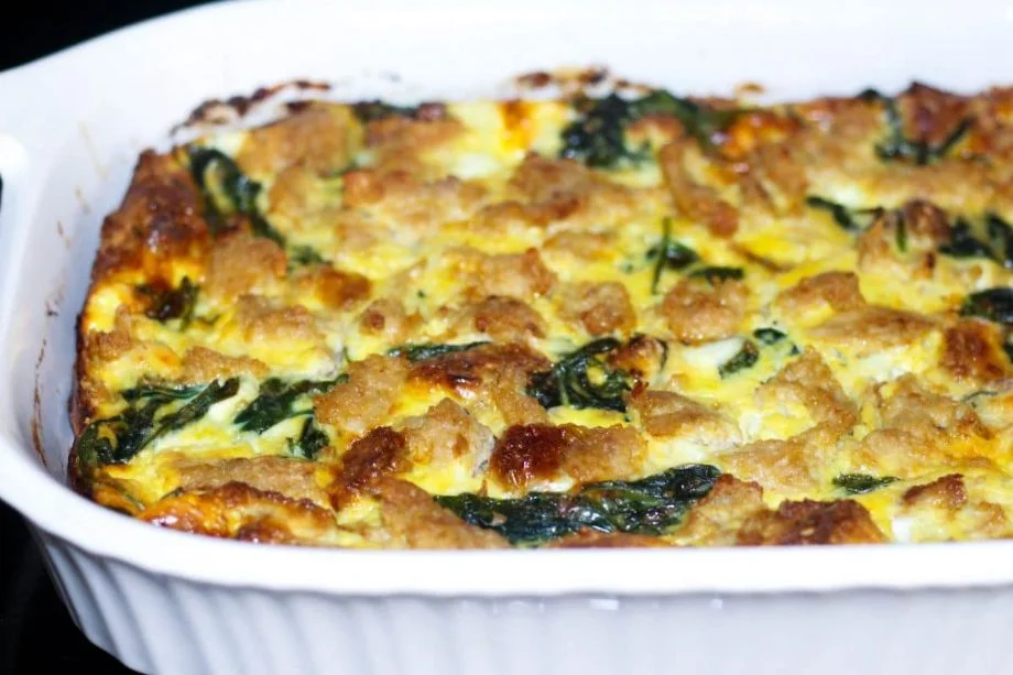 healthy breakfast sausage casserole