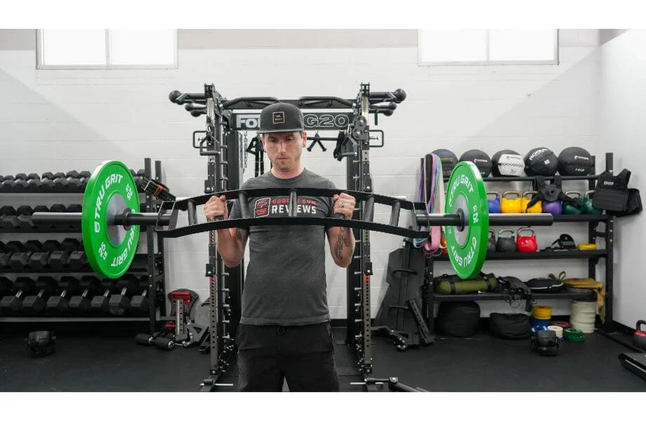 Bells of Steel Arch Nemesis Bar man holding