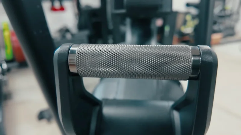 The knurled handle on the REP Strive Air Bike